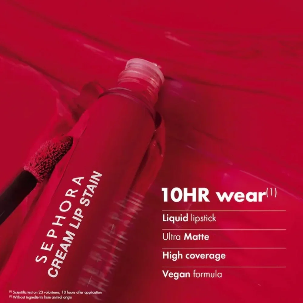 SEPHORA COLLECTION Cream Lip Stain 10HR Liquid Lipstick
